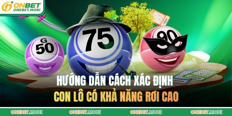 Hướng dẫn cách xác định con lô có khả năng rơi cao