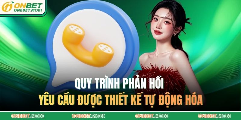 Quy trình phản hồi yêu cầu được thiết kế tự động hóa